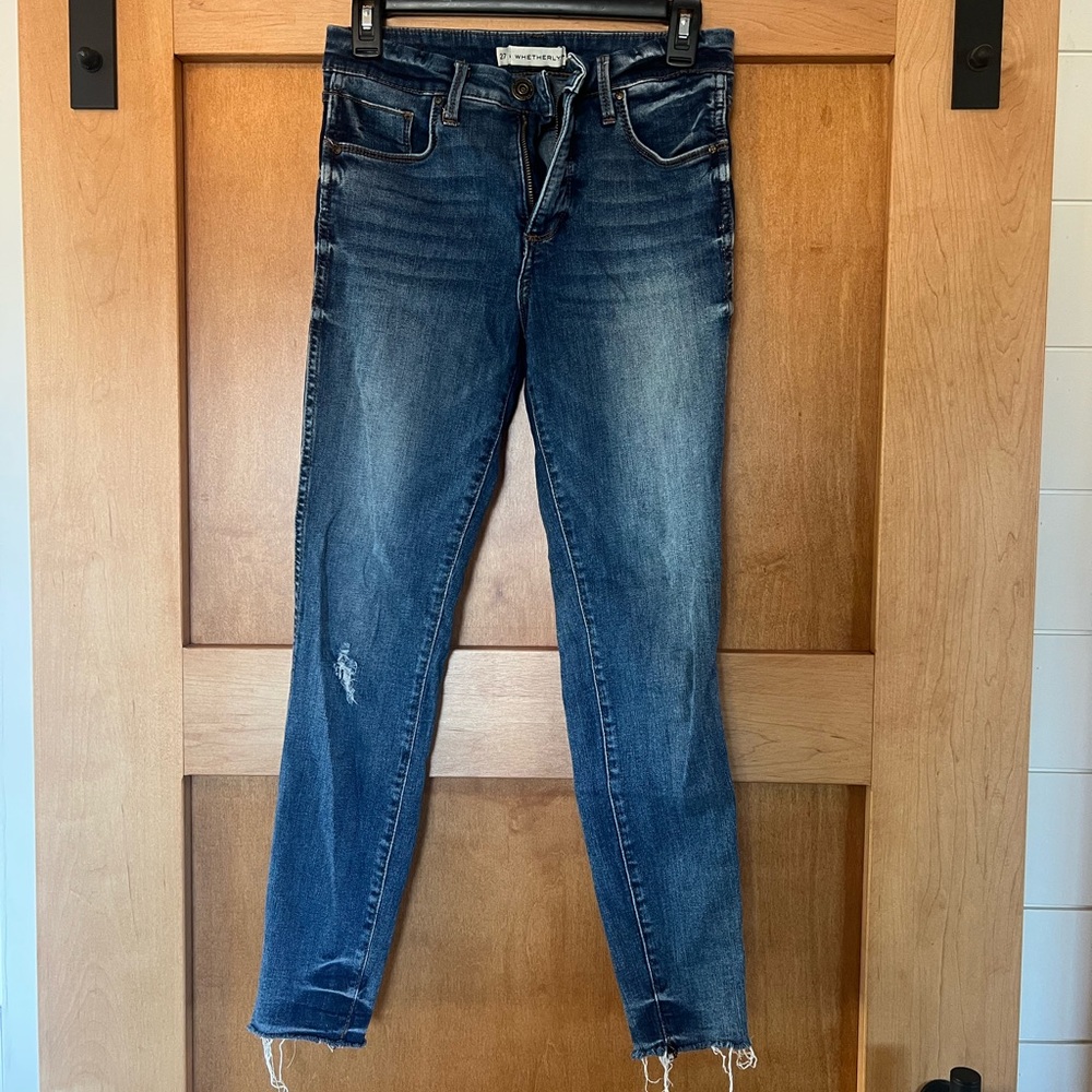 Whetherly Dark Blue Skinny Jeans